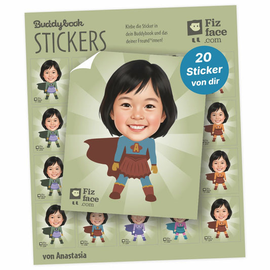Buddybook Superheroes Sticker