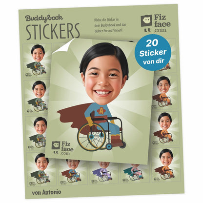 Buddybook Superheroes Sticker