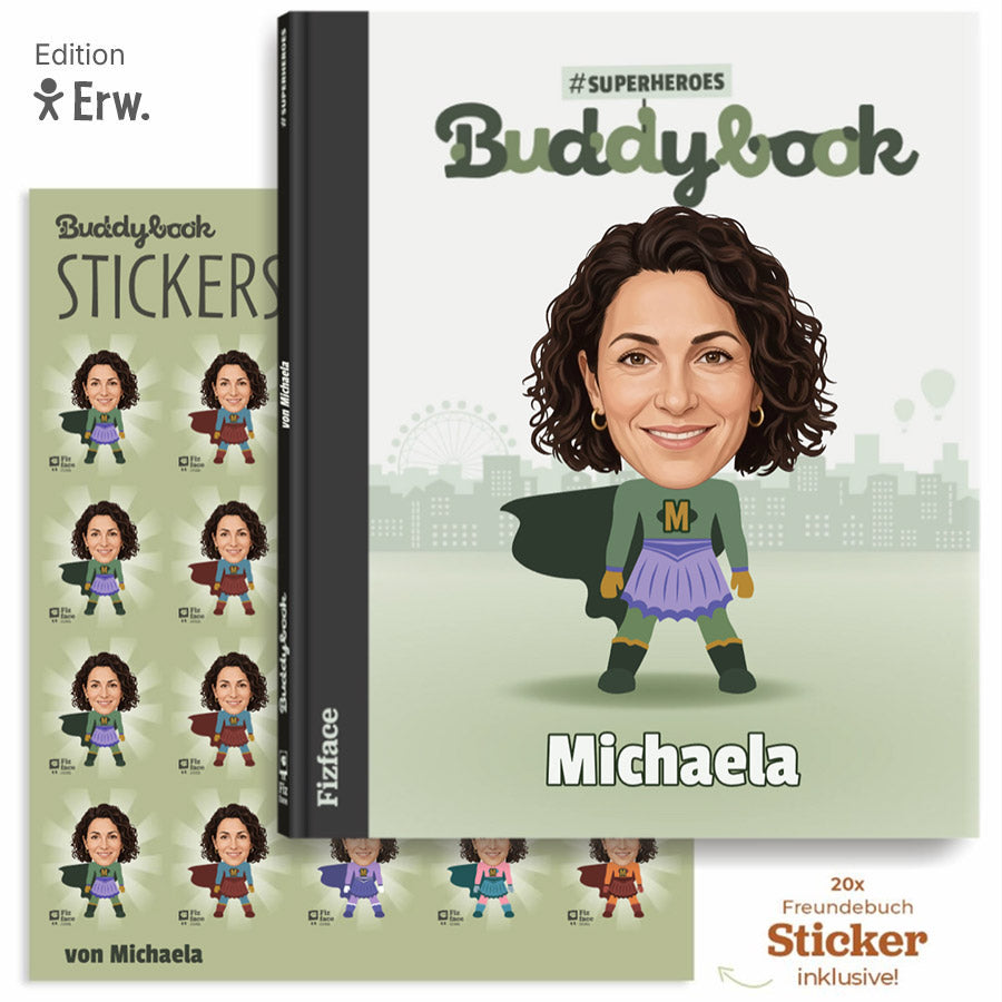 Buddybook Superheroes – Adults Edition