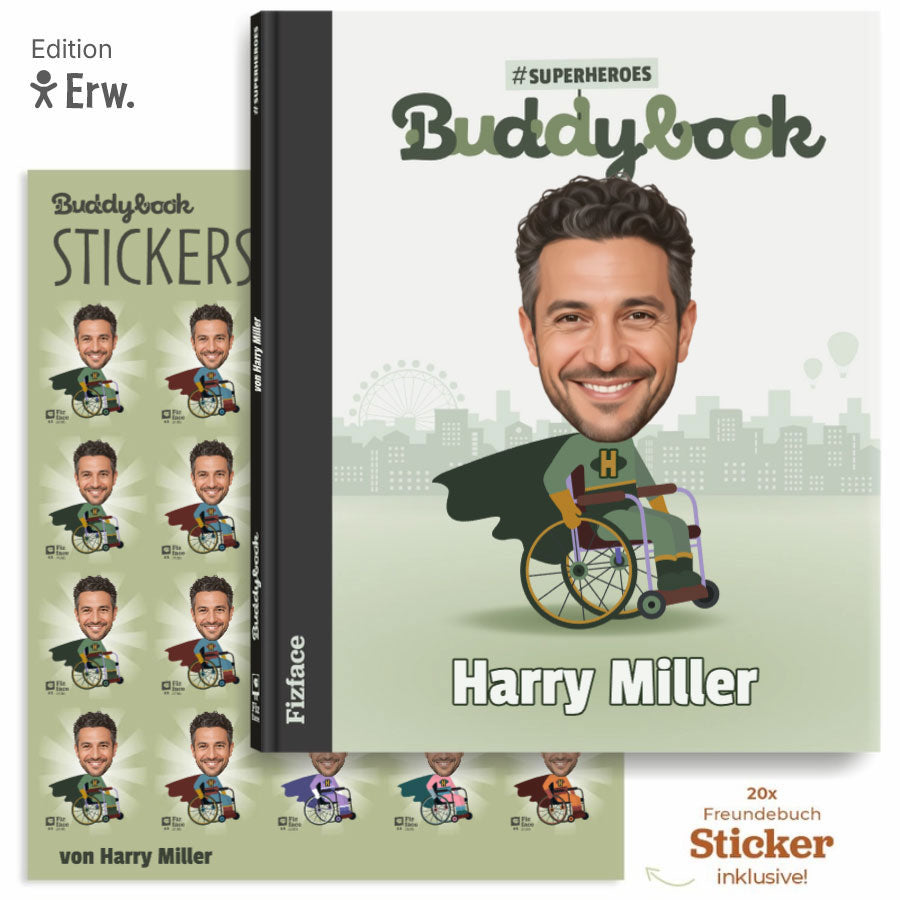 Buddybook Superheroes – Adults Edition