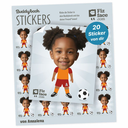 Buddybook Soccer Sticker