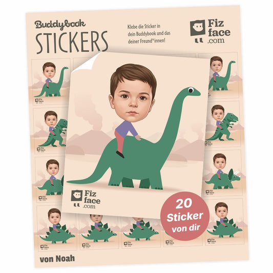 Buddybook Dino Sticker