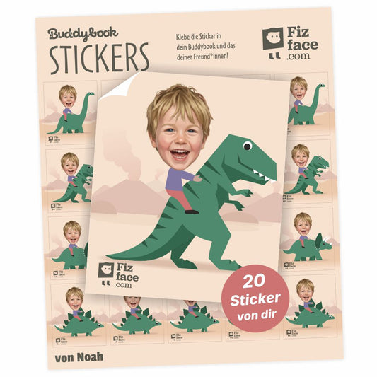 Buddybook Dino Sticker