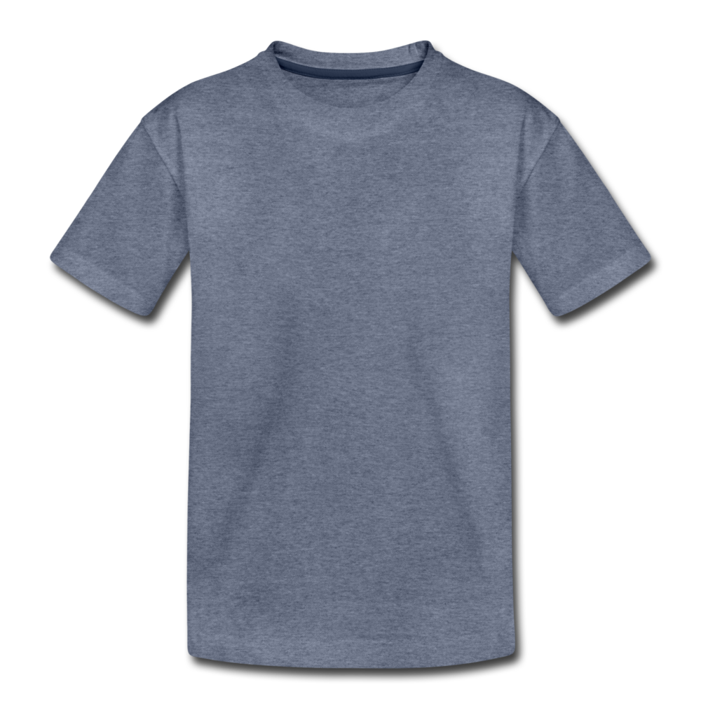 Kids' Premium T-Shirt - Musiker - Blau meliert